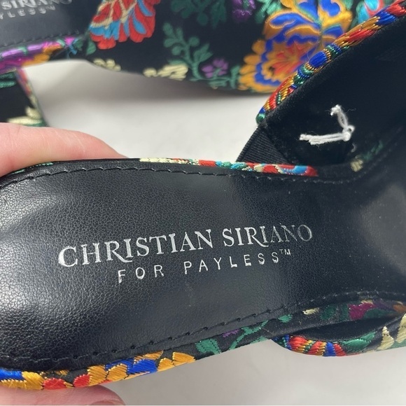 Christian Siriano for Payless Multi-Color Slip-On Open Toe Heels – Size 8.5 - Picture 7 of 10